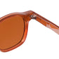 Yellow Orange Retro Sunglasses