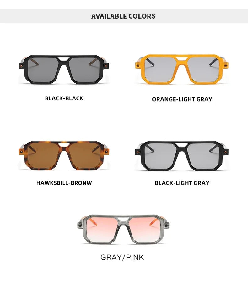 Thick Frame Square Sunglasses