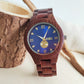 Wooden Luminous Women Watch