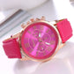 Minimal Leather Dress Women Watch