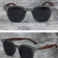 Wood Grain Polarized Sunglasses