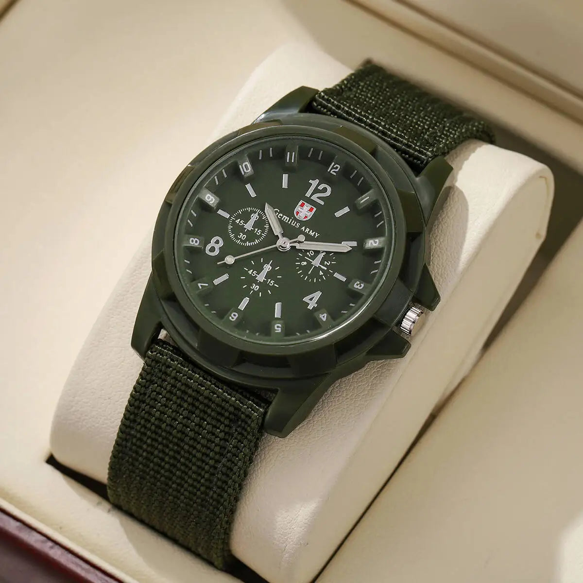 Nylon Band Military Quartz Watch