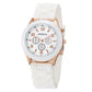 Silicone Strap Fashion Women Watch