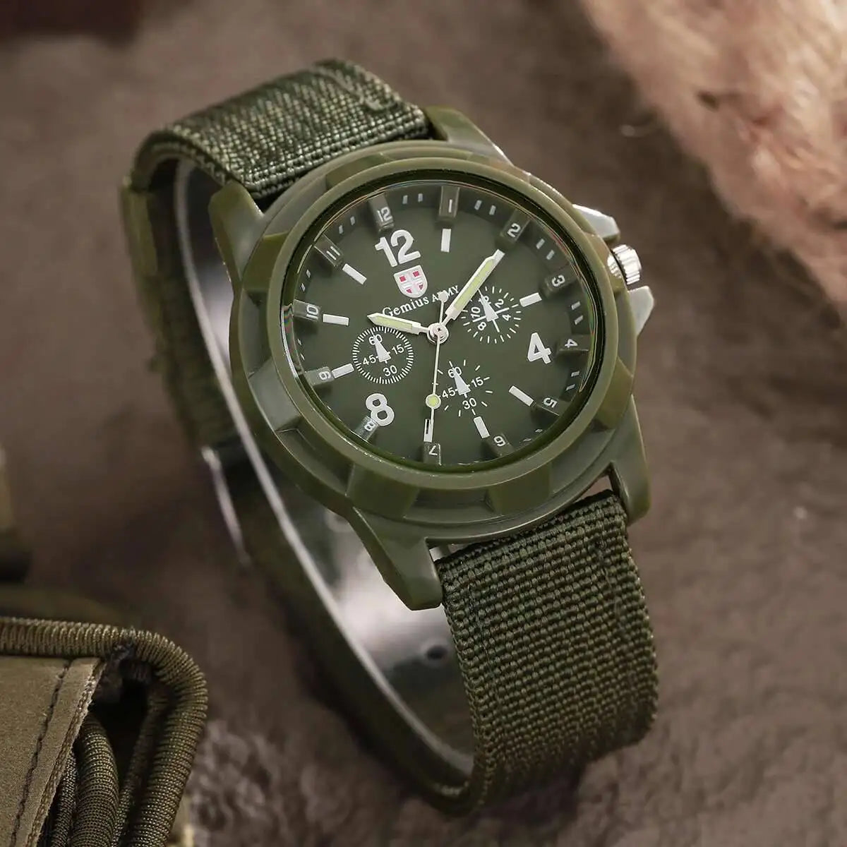 Nylon Band Military Quartz Watch