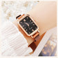 Square Dial Bracelet Watch Set
