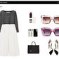 Designer Retro Rivet Sunglasses