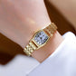 Vintage Rectangle Leather Women Watch