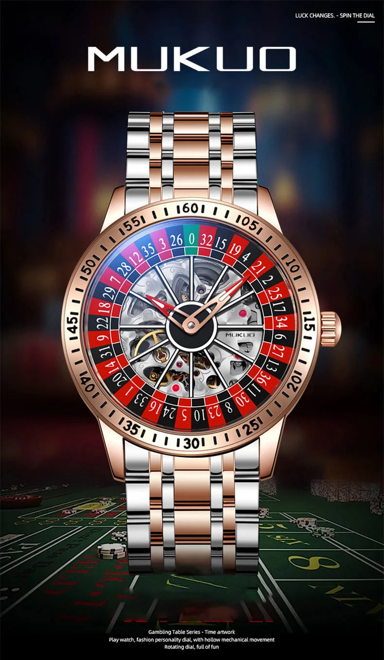 Rotating Dial Automatic Men Watch