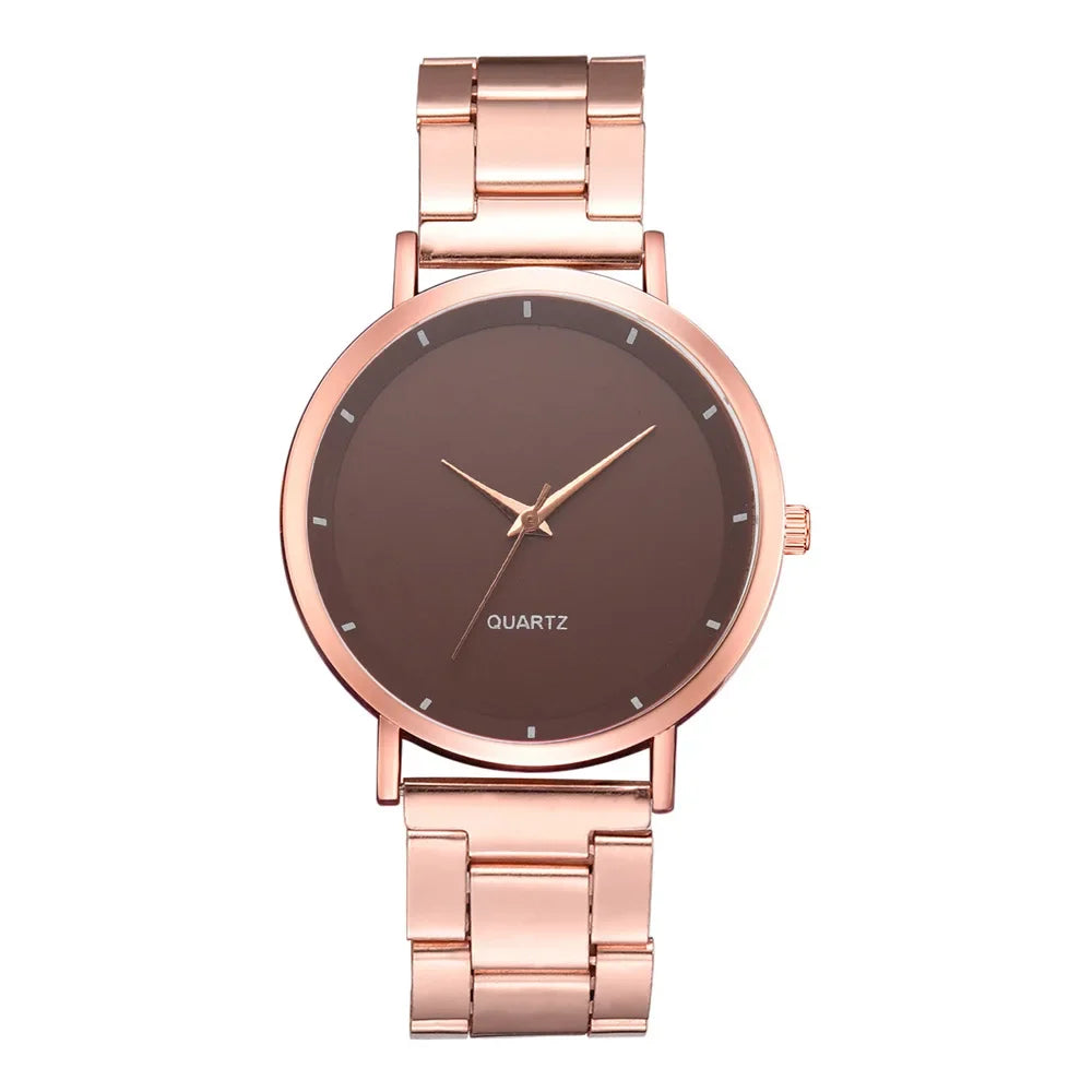 Rose Gold Business Women Watch