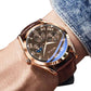 PU Leather Business Men Watch