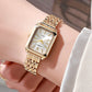 Square Gold Business Women Watch