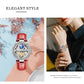 Skeleton Automatic Leather Women Watch