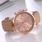 Minimal Leather Dress Women Watch