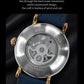 Skeleton Automatic Steel Men Watch