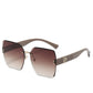 Oversized Rimless Women Sunglasses