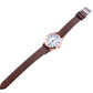 Frosted Dial Leather Women Watch
