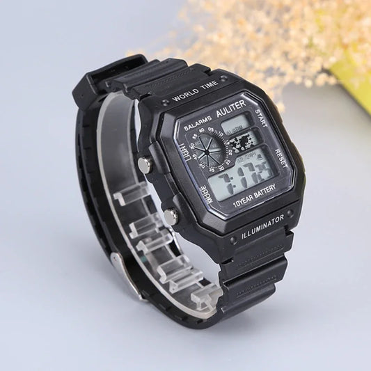 Retro Digital Men Sports Watch