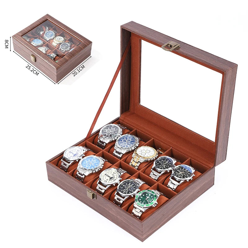 Wooden Multi Watch Organizer