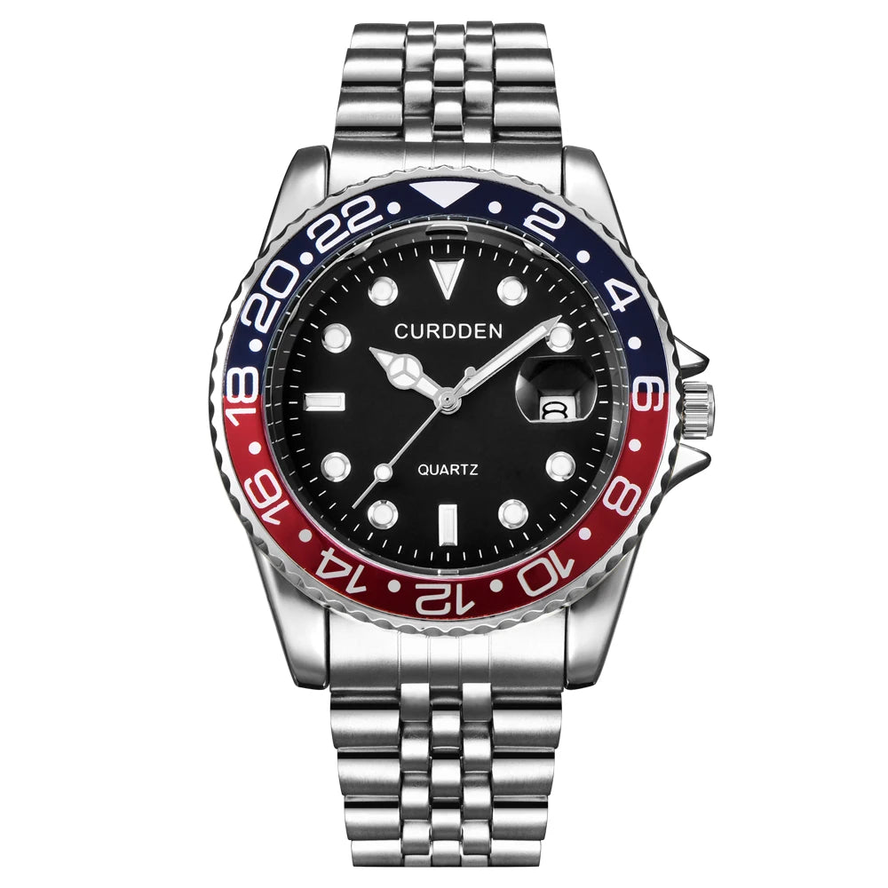 Green Dial Casual Men Watch