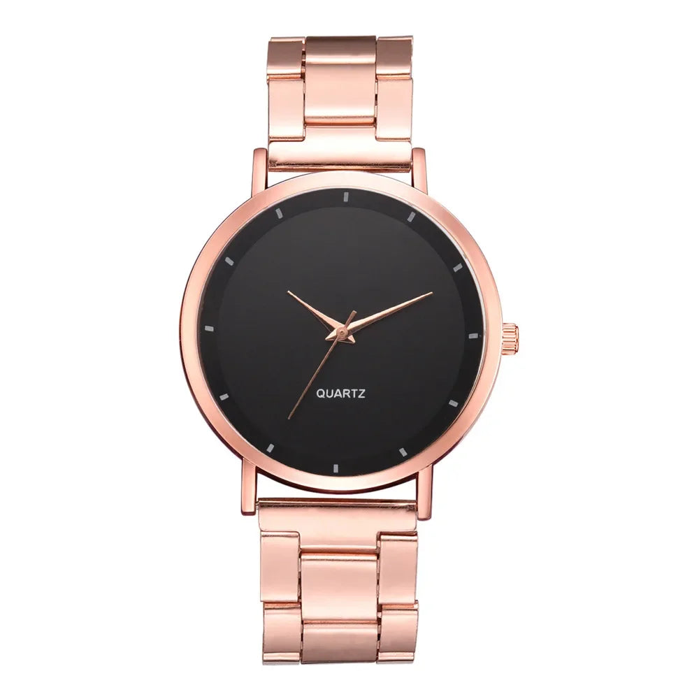 Rose Gold Business Women Watch