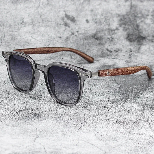 Wood Grain Polarized Sunglasses