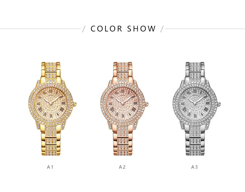 Diamond Luminous Quartz Women Watch