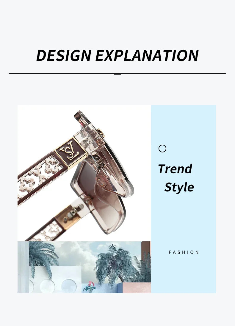Retro Square Women Sunglasses