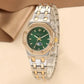 Green Minimal Quartz Women Watch