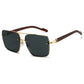 Retro Metal Square Sunglasses