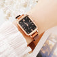Square Dial Bracelet Watch Set