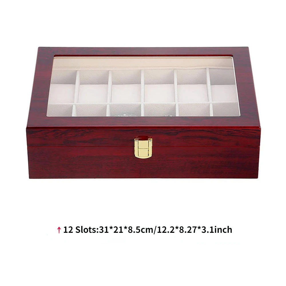 Wooden Multi Watch Storage Box