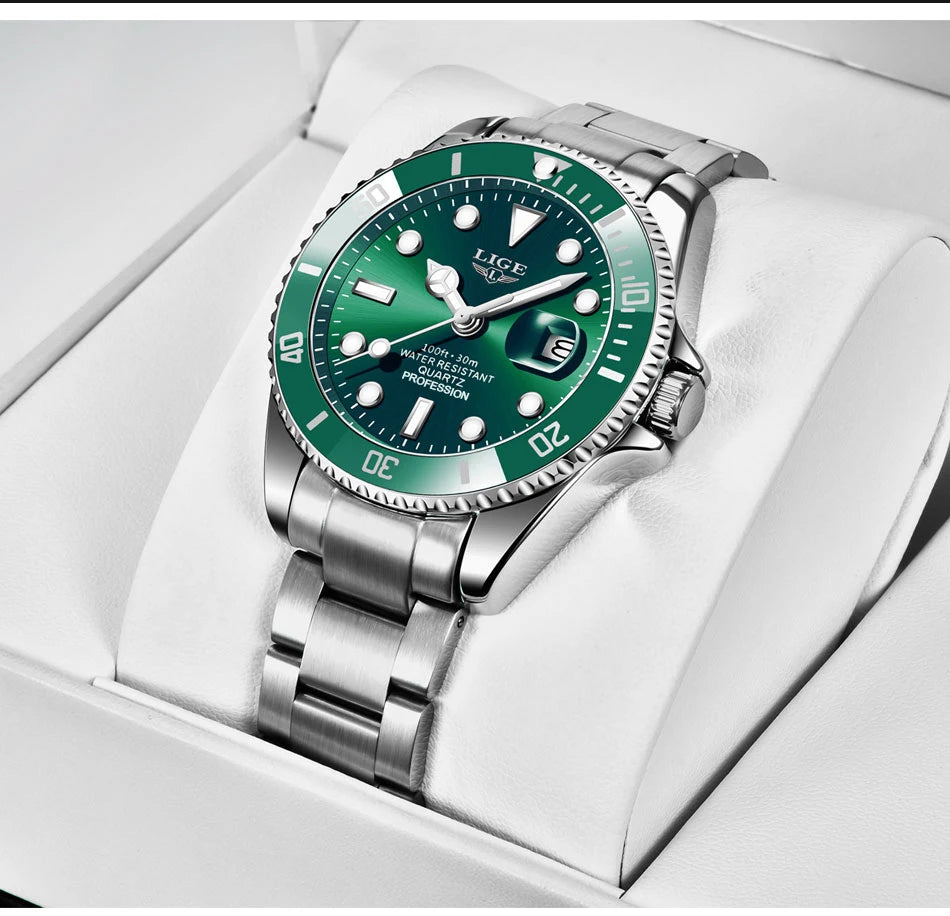 Luminous Date Quartz Men Watch