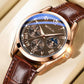 PU Leather Business Men Watch