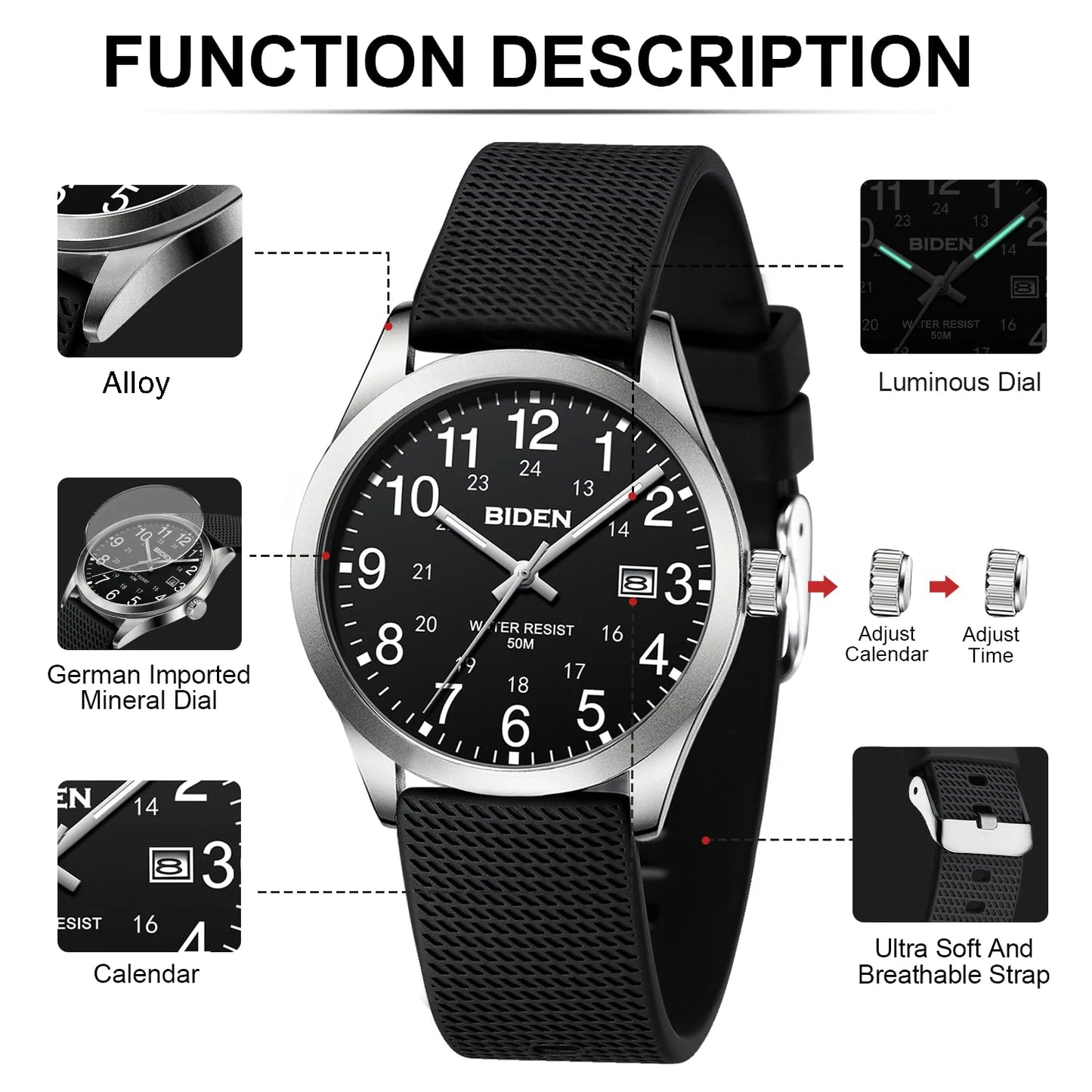 Quartz Sports Unisex Watch