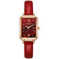 Retro Rectangle Quartz Women Watch