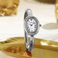 Oval Dial Steel Women Watch