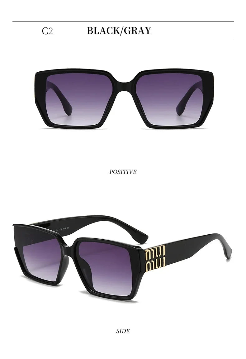 Designer Square Glamour Sunglasses