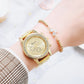 Classic Rhinestone Gold Women Watch