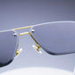 Frameless Classic Square Sunglasses