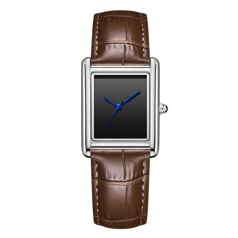 Couple Leather Quartz Watches Set