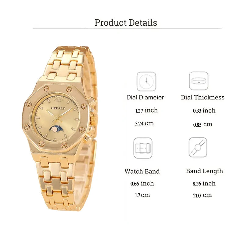 Green Minimal Quartz Women Watch