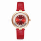 Diamond Leather Analog Women Watch
