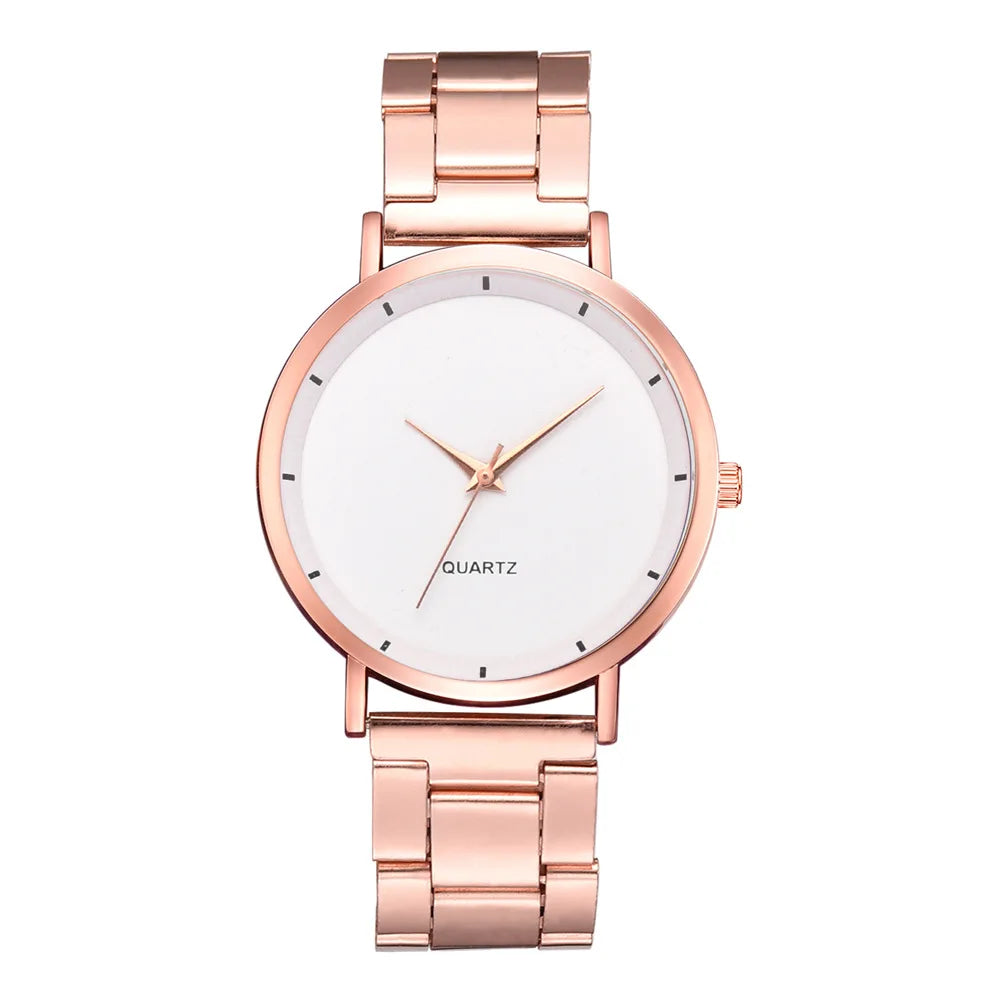 Rose Gold Business Women Watch
