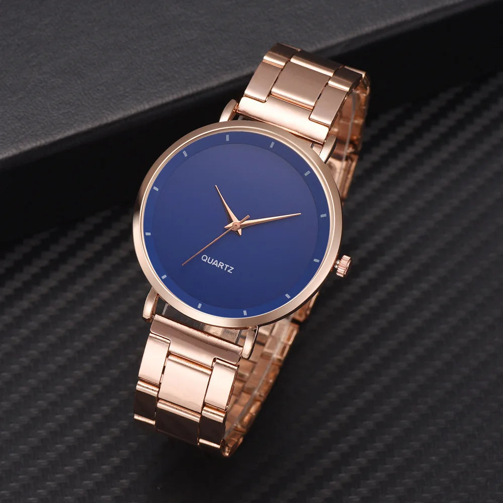 Rose Gold Business Women Watch