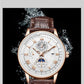 Waterproof Leather Sport Men Watch