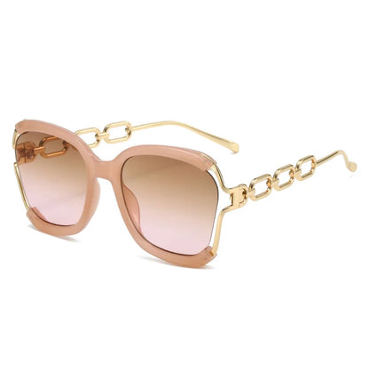 Chain Metal Retro Sunglasses