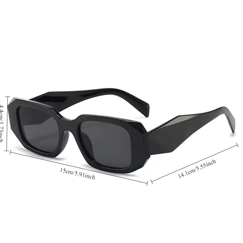 Designer Glamour Square Sunglasses