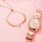 Classic Rhinestone Gold Women Watch