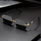 Rimless Rectangle Fashion Sunglasses