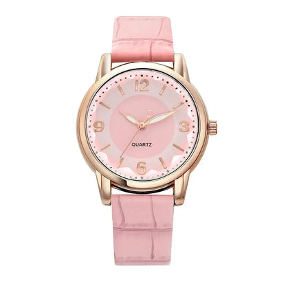Luxury Leather Quartz Women Watch